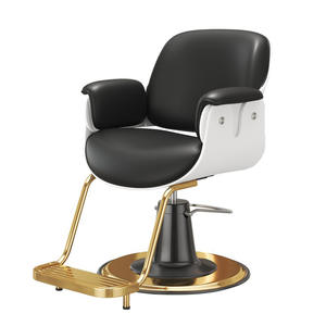 Nouvelle chaise de coiffure en métal, pompe hydraulique robuste, pivotante à 360 degrés, inclinable, design moderne pour salons de beauté, permanente des cheveux - Product Image 5