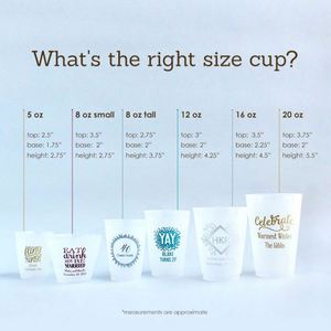 Vasos de Plástico Personalizados para Recuerdos de Boda, Vasos Esmerilados Personalizados, Recuerdos de Boda - Product Image 5