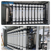 Système de filtration UF industriel personnalisable en acier inoxydable 316L, monté sur châssis, à haut débit, pour le recyclage et la purification de l'eau salée