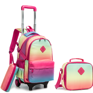 2022 étoiles <span class=keywords><strong>licorne</strong></span> garçons et filles tige de traction sac <span class=keywords><strong>à</strong></span> dos ensemble école roulant mode haute qualité trois pièces garçon école sac <span class=keywords><strong>à</strong></span> dos - Product Image 2