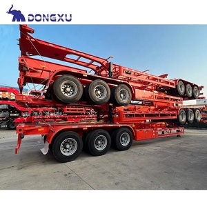 Chasis de Contenedor para Camión, Remolque, Plataforma Rodante, Estructura para Carga de Contenedores de 40 Pies y 20 Pies, Semirremolque Esqueleto para Transporte Marítimo - Product Image 2
