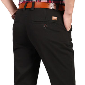 Venta caliente de los hombres pantalones casuales de algodón de pierna recta pantalones casuales Pantalones - Product Image 2