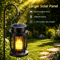 Lanterne solaire suspendue LEDORA LIGHTING ABS IP65 étanche pour jardin, patio, balcon, décoration extérieure