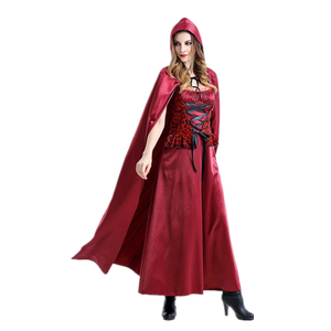 Costume adulte petit <span class=keywords><strong>chaperon</strong></span> <span class=keywords><strong>rouge</strong></span> Costumes de carnaval Cosplay fantaisie pour robe de femme - Product Image 5