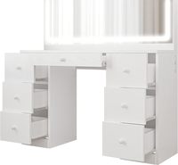 Meubles de chambre à coucher modernes Commodes de maquillage Coiffeuse avec miroir et tabouret