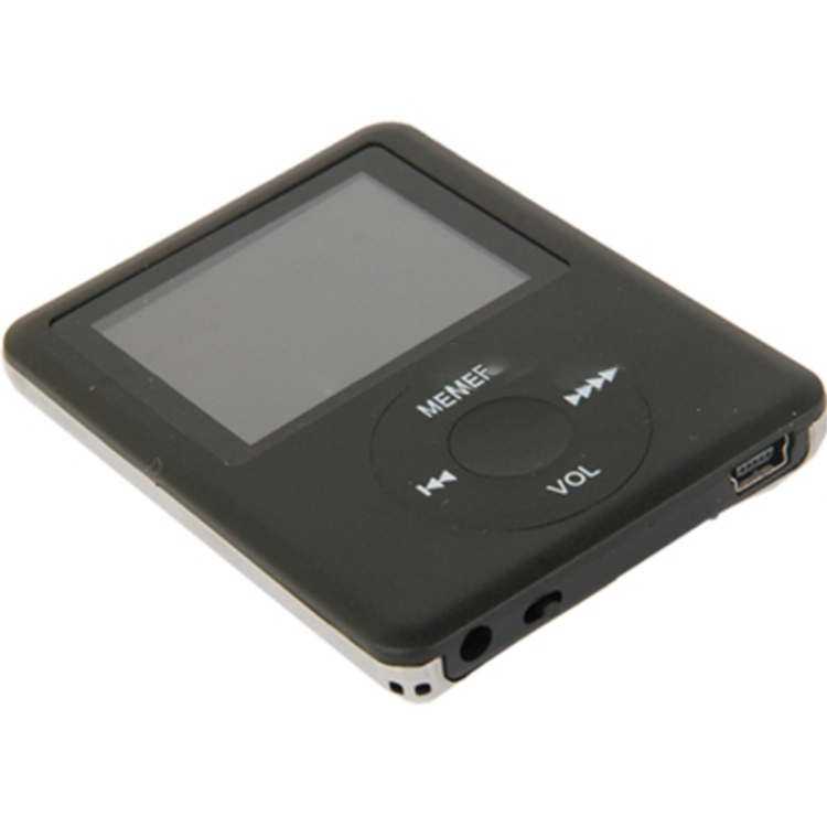 Factory Price 1.8 inch TFT Screen MP4 Player with TF Card Slot Support Recorder FM Radio E-Book and Calendar(Black)