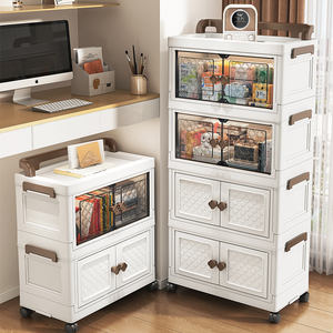 Armoire de Rangement Pliable Monobloc Sans Installation en Matériau PP Commande Minimale Boîtes et Bacs de Rangement pour Garde-Robe d'Enfant à Usage Domestique - Product Image 2