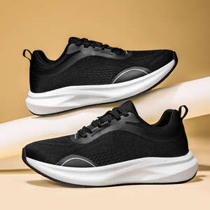 Chaussures à bout large 2026, légères et respirantes, pour hommes, logo personnalisé, chaussures de course en plein air, chaussures décontractées, fabricant - Product Image 4