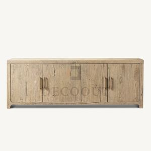 OEM Nueva llegada de lujo Comedor Aparador Davos Roble Aparador de 4 puertas - Product Image 1