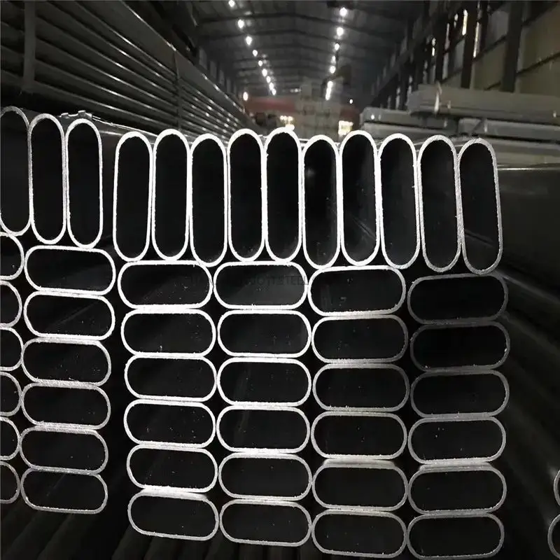 Tubo d'acciaio saldato a forma speciale Non legato/recinto ovale del tubo del acciaio al carbonio del tubo per la struttura della costruzione