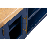 Unidad de TV de madera de diseño moderno de alta calidad con 2 puertas de vidrio listas para exportar del fabricante de Vietnam para sala de estar y dormitorio