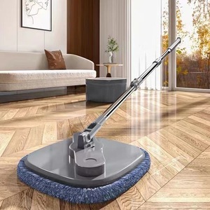 Spin Mop Microfiber Rectangular Telescopic Rod Hands Free Cleaning Floor Mop - Product Image 1