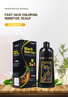 Shampooing Colorant Noir Professionnel Sans Ammoniaque à Séchage Rapide, Facile à Utiliser, Prix Fabricant Marque Privée OEM