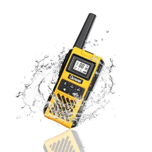 G1PRO UHF VHF genggam penerima radio, walkie talkie radio tahan air IP67 2w