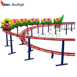 Trenino a Forma di Verme per Parchi Divertimento, Giostre per Bambini e Adulti - Product Image 3