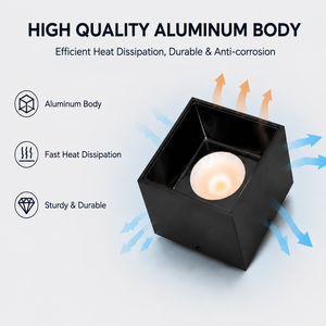 Plafonnier LED COB Carré, Projecteur d'Intérieur Commercial pour Hôtels, Bureaux et Domiciles - Product Image 2