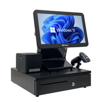 Système de point de vente tout-en-un au design classique, caisse enregistreuse de qualité commerciale, système de facturation, écran tactile capacitif multi-touch