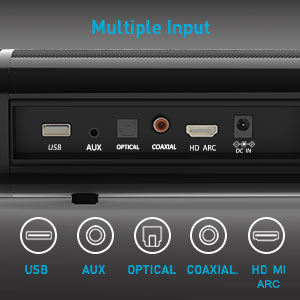 70W 3D Surround Barre De Son Subwoofer incorporado Sistemas de cine en casa Sistemas de sonido - Product Image 3