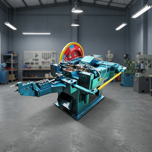 Machine automatique de fabrication de clous en acier à faible teneur en carbone, composants clés inclus, moteur inclus, économie d'énergie, 2,2 kW, capacité de 400, respectueuse de l'environnement - Product Image 2