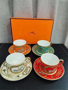 's Best-selling Luxury Living Room Coffee Cup and Saucer Gift <b>Box</b> - Product Image 3