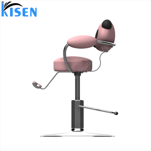Foshan Kisen muebles <span class=keywords><strong>barber</strong></span>ía peluquería equipo de peluquería forma de <span class=keywords><strong>Panda</strong></span> lindo Rosa niñas niños Silla de peluquero para niños - Product Image 3