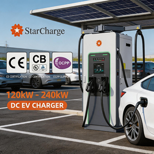 Stations de recharge rapides pour véhicules électriques ISO 15118 Deep Cycle Starcharge Titan V5 UL CE 120kW-180kW avec interface logicielle personnalisée - Product Image 1