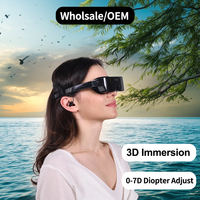 Nouveau Style Hd Film Vidéo Mobile Smart Écran Géant 4K Vr Lunettes Vr Casque Lunettes Dispositifs Réalité Virtuelle Vr
