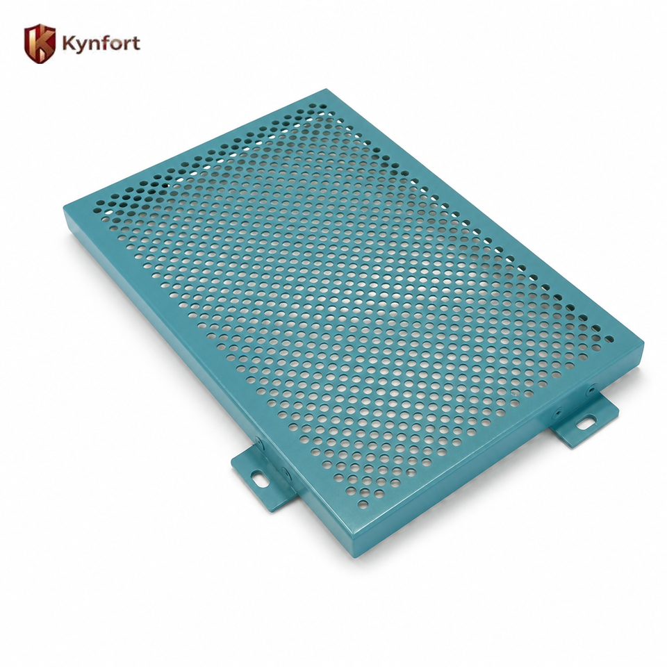 Decorative Perforated Aluminum Veneer Panel Metal Cladding Facade ...