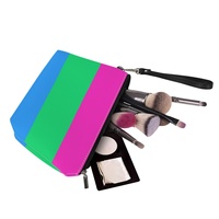 Sac cosmétique personnalisé à thème arc-en-ciel polysexuel gay, imprimé UV intégral, pour les voyages à l'étranger, l'organisation de cosmétiques à domicile et la vente en gros
