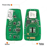 Clé universelle intelligente Autel IKEYAT005BL IKEY à 5 boutons, utilisée avec le programmateur de clés de voiture Altra, scanner OBD2 KM100 IM508S IM608 PRO