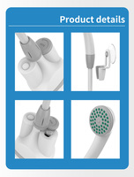 Ensemble de douche et toilettes portables pour les vacances d'été musulmanes, rechargeable avec USB Type C, économie d'eau 3,5 L/min, autonomie 45-60 min, idéal pour les voyages