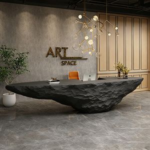 Q049 Luxury Fiberglass Racing Car Shaped Front Desk with Illuminated Headlights Reception Counter for Hotel Lobby Retail Shop - Product Image 5