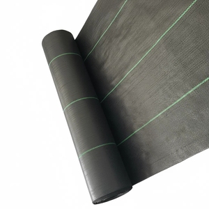 헤비 듀티 PP 직조 잡초 방지 멀칭 매트, 물 투과성 정원 잔디밭 조경 잡초 제어 - Product Image 1