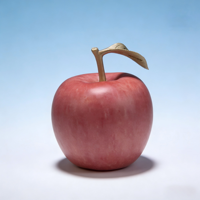BZY Luxe Koperen Appel Sculptuur Messing Fruit Figuur Modern Huisdecoratie Metaal Kunst Beeld Groothandel OEM Fabriek Bulk