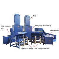 Ligne de production automatique de coussins en fibres à grande vitesse (480 pièces/heure) avec moteur multi-tension et support technique en ligne