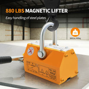 Imán de Elevación Magnético Permanente, Capacidad de Elevación de 880 Libras, Imán de Elevación con Liberación, Utilizado en Grúas de Taller para Levantar Placas de Acero - Product Image 2