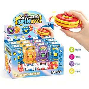 Spinner con Resorte, Juguete Antiestrés de Plástico, Decoración Portátil para Escritorio - Product Image 1