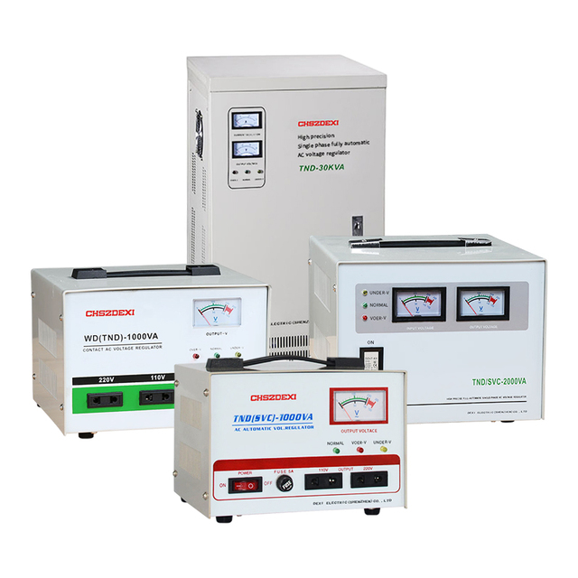Single Phase AC 120V-230V SVC 5KVA-20KVA Copper Servo Motor Automatic Voltage Regulator Stabilizer