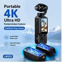 DLC LK033 Produit phare Caméra 4K HD à mise au point intelligente du portrait, compatible avec support universel pour le cyclisme, le patinage et le vlogging quotidien