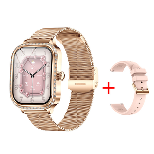 Montre connectée de fitness pour femmes de 1,75 pouce, IP67, surveillance de la fréquence cardiaque et de la pression artérielle, appel BT, montre connectée MK88 pour femmes - Product Image 3