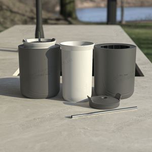 Moule à glace en silicone 2-en-1 écologique sans BPA, nouvelle version améliorée, avec couvercle, pour une fabrication rapide de glace, outils portables et pratiques pour la crème glacée - Product Image 6