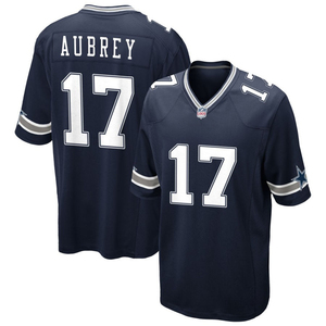 2026 Dallas Jersey Custom American Football Shirts Gestikte Geborduurde Jeugd Uniformen Sportkleding met Logo's Navy - Product Image 4