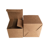 Bougie brune ordinaire bon marché Bougie parfumée carrée écologique Boîte d'emballage kraft brun Brun pour emballage de bougie Papier kraft