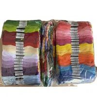 Fil de broderie coloré, 447 couleurs, fil de broderie, fait main, coton, couture