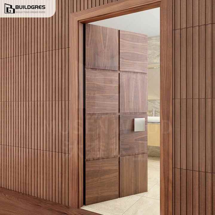 Picture of Buildgres Custom Luxury Invisible Wood Door - Ideal for High - End ...