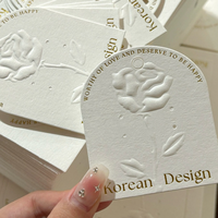 Emballage personnalisé, présentoir à bijoux, étiquettes d'entretien, cartes en papier texturé fantaisie avec logo, impression numérique, gaufrage, autocollant personnalisé