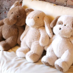 Siêu Mềm Dễ Thương Fluffy Trẻ Em Búp Bê Vải Thú Nhồi Bông Cho Trẻ Em Món Quà Con Thỏ Con Voi Đồ Chơi Sang Trọng - Product Image 1