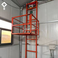 Plateforme élévatrice hydraulique pour marchandises, monte-charge vertical 500 kg, élévateur de matériaux pour usine, entrepôt, bâtiment commercial