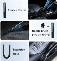 Aspirateur à main à moteur en cuivre à double moteur filaire outil de nettoyage efficace pour voiture et bureau à domicile pour animaux de compagnie cheveux et litière pour chat