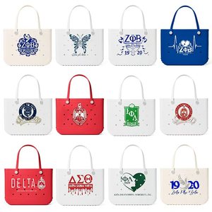 Bolsa de Playa de EVA Personalizada para Regalo de Hermandad, Bolsa de Playa Grande de Goma para Mujer, para Vacaciones de Verano, Compras y Almacenamiento - Product Image 1